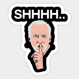 Pop quiet Sticker